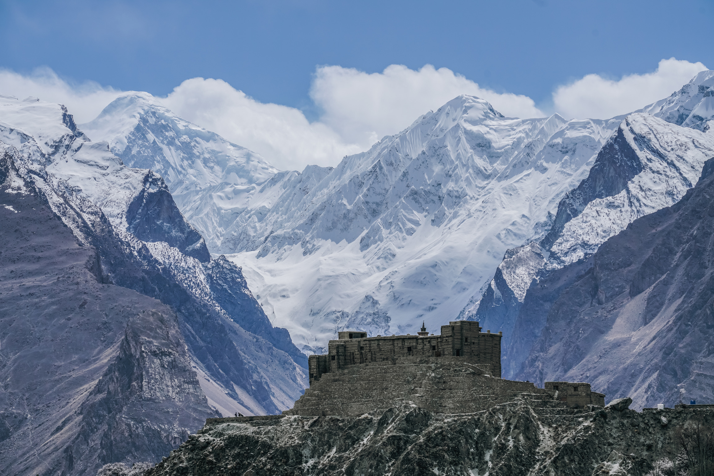 Golden-hour light over Hunza landscapes