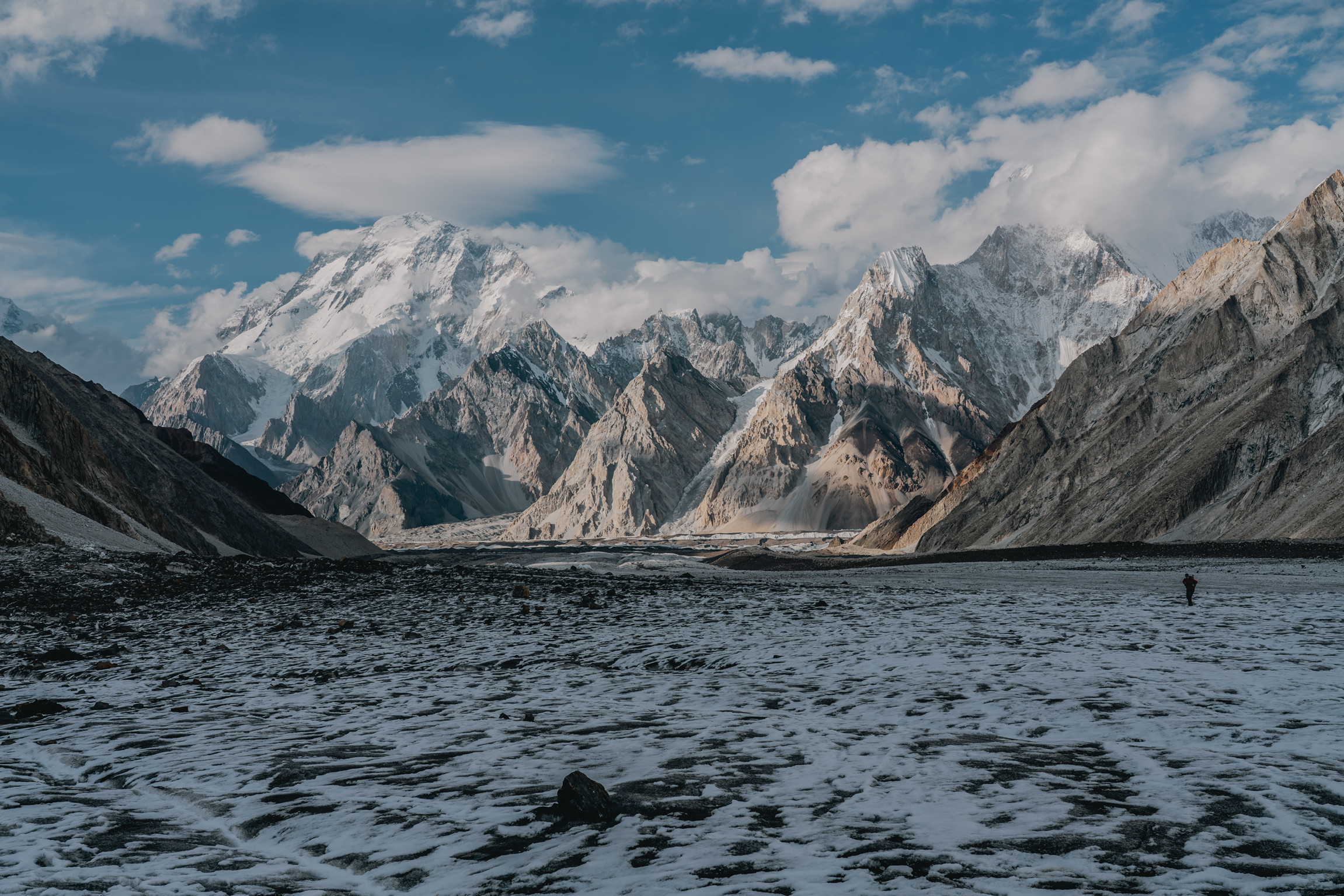 Ice and rock in the high Karakoram near K2